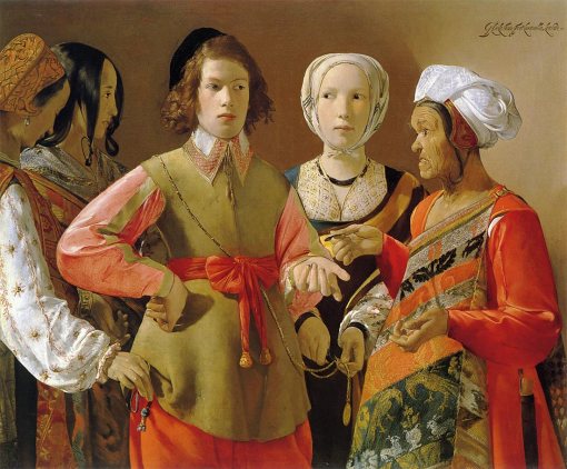 女占い師 1636-1639 メトロポリタン美術館